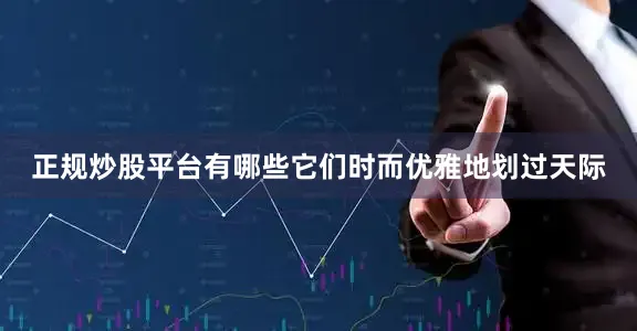 正规炒股平台有哪些它们时而优雅地划过天际